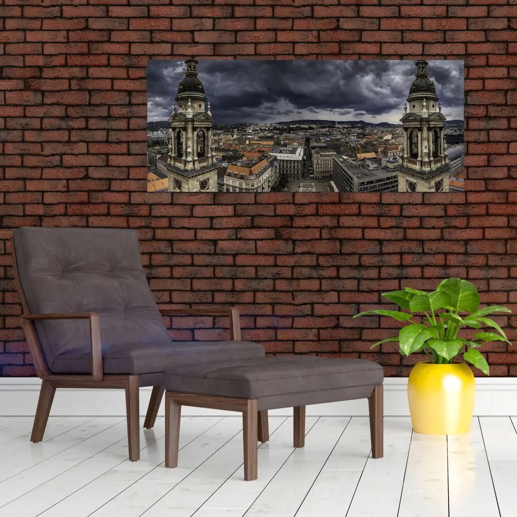 Tablou cu basilică (120x50 cm)