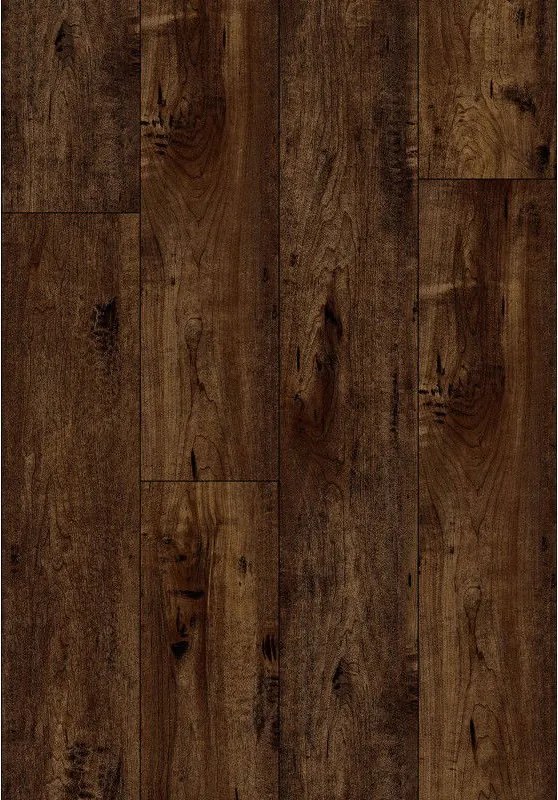 Mexen Boston panouri vinilice 1240 x 182 mm SPC 6,5 mm, suport IXPE 1,5 mm, 4 V-Fuga, Cireș - F1060-1240-182-505-4V1-01