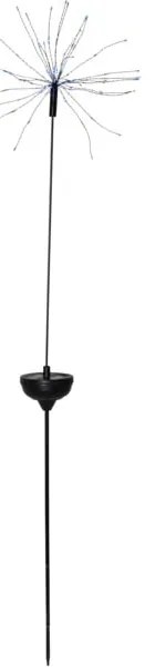 Decorațiune solară LED cu diode colorate pentru exterior Star Trading Firework, înălțime 100 cm