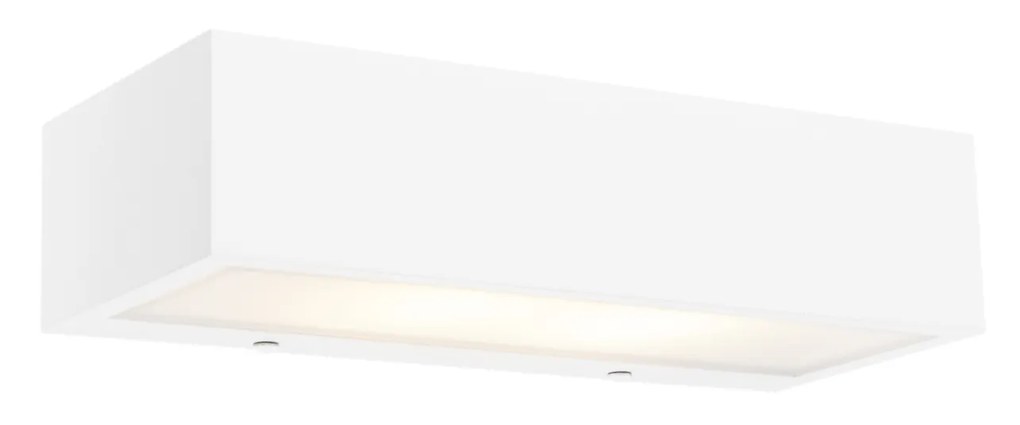 Lampa de perete dreptunghiulară de design albă 25 cm - Houx