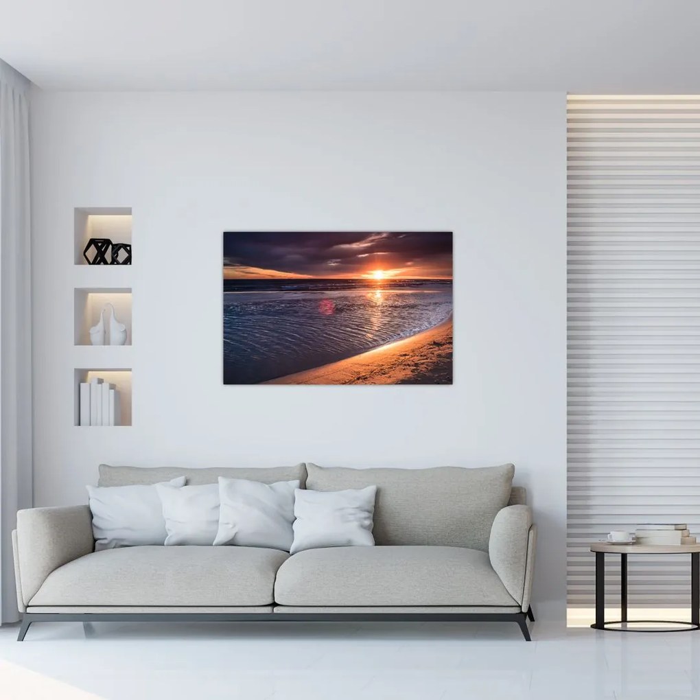 Tablou cu apus de soare (90x60 cm)