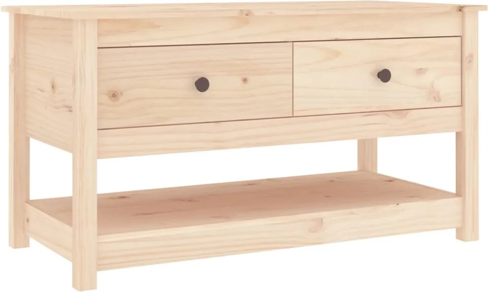 vidaXL Măsuță de cafea, 102x49x55 cm, lemn masiv de pin