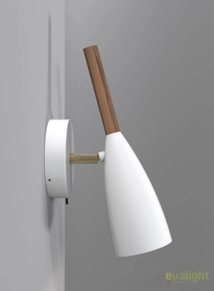 Aplica de perete design nordic Pure alba 78271001 DFTP