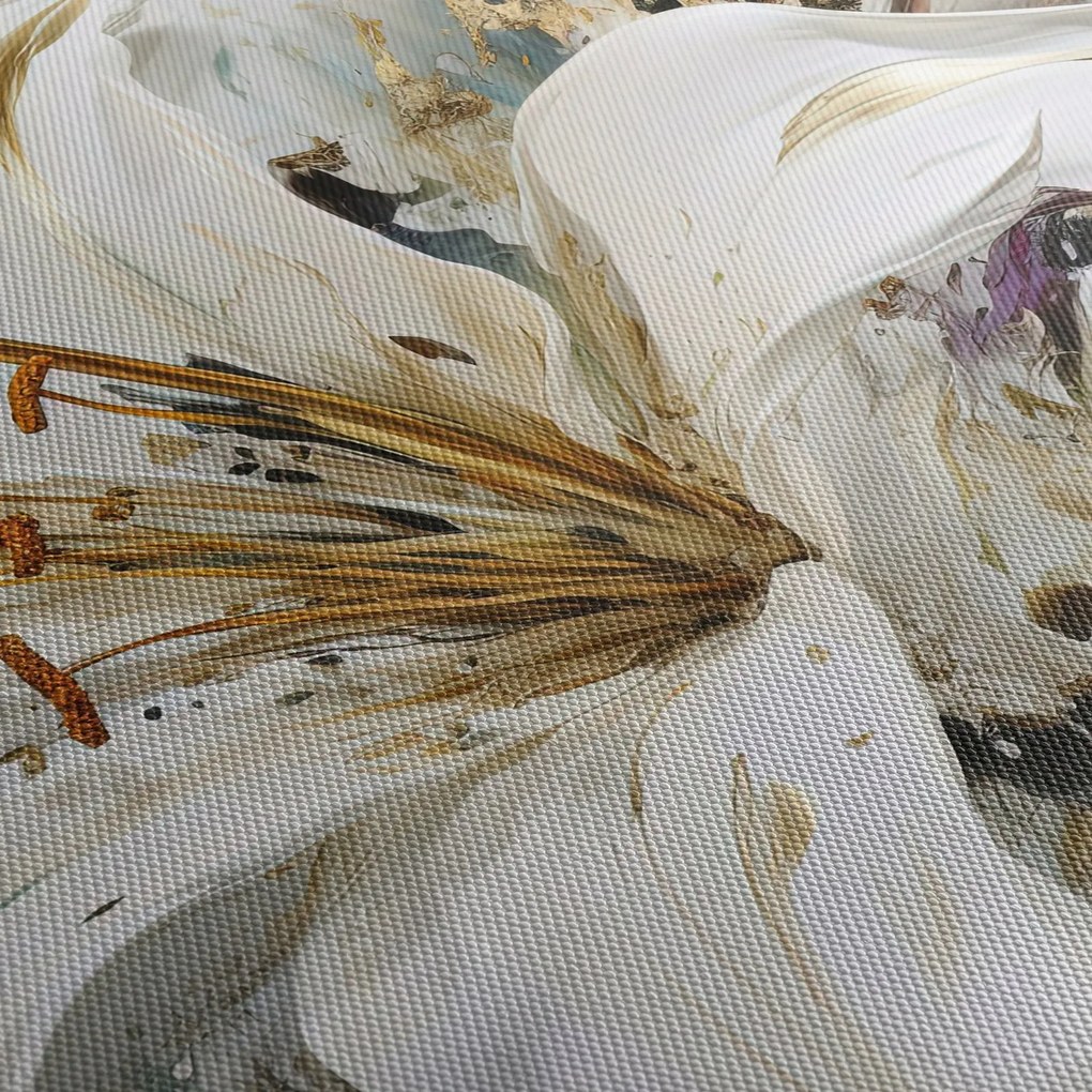 Tablou - Abstracție cu crin (120x50 cm)