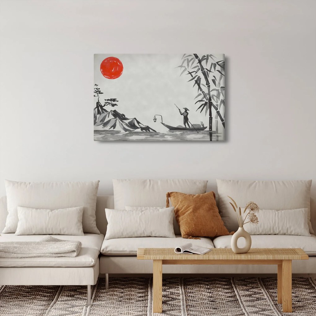 Tablou - Munții Fuji (90x60 cm)