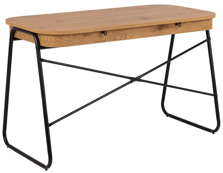 Birou cu blat cu aspect de lemn de stejar 60x120 cm Blueton – Actona