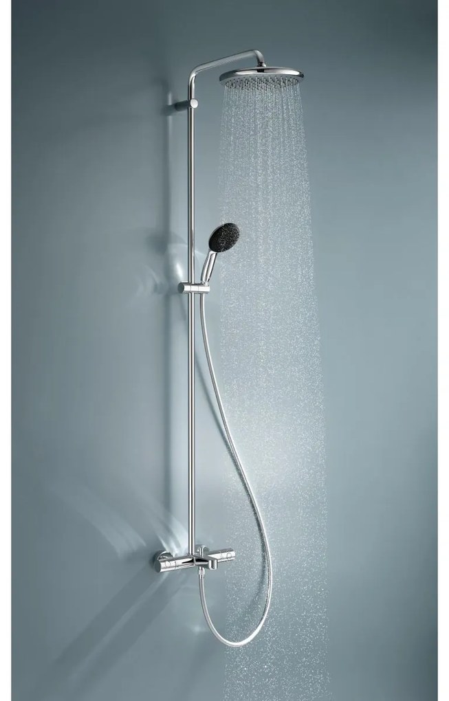 Grohe Vitalio Start System set cada si dus perete cu termostat da crom 26988001