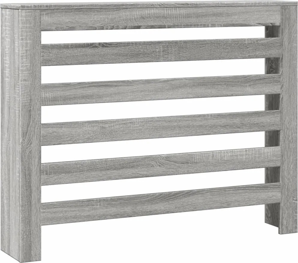 vidaXL Mască pentru calorifer gri sonoma 104x20x82 cm lemn prelucrat