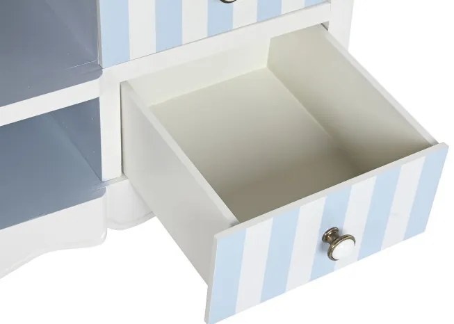Comoda TV, bleu, din lemn de paulownia, Charme