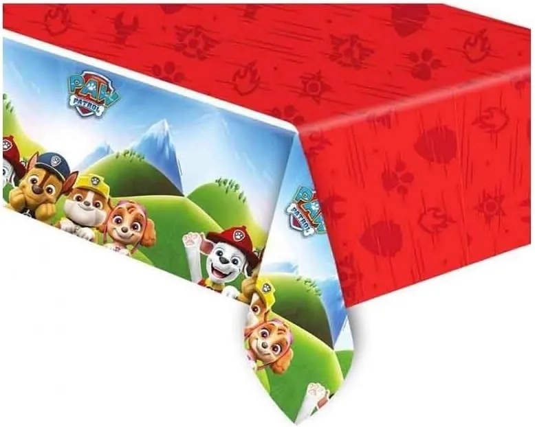 Patrula Cățelușilor Rescue Heroes față de masă din plastic 120x180 cm