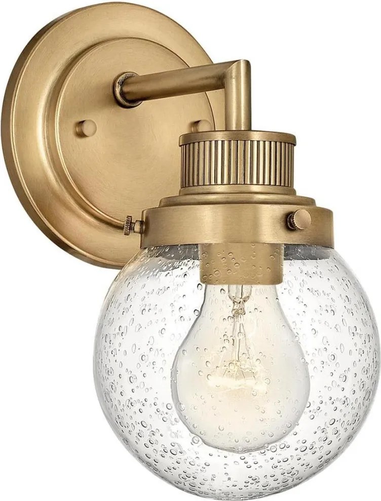 Quintiesse QN-POPPY1-HB-BATH - Aplică de perete pentru baie POPPY 1xE27/60W/230V IP44 auriu