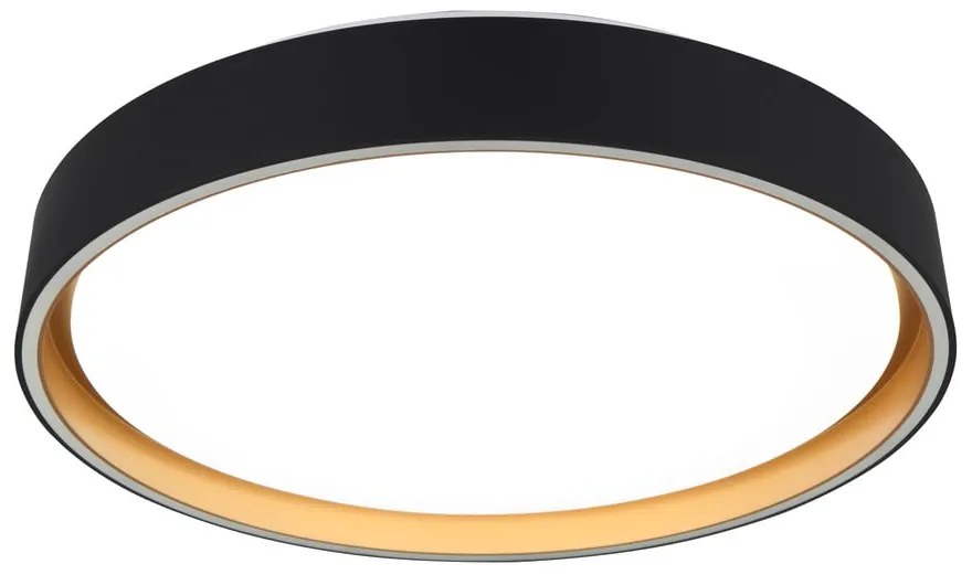 Plafonieră neagră LED ø 40 cm Felis – Reality