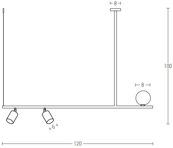 Lustra suspendata design minimalist Dixon