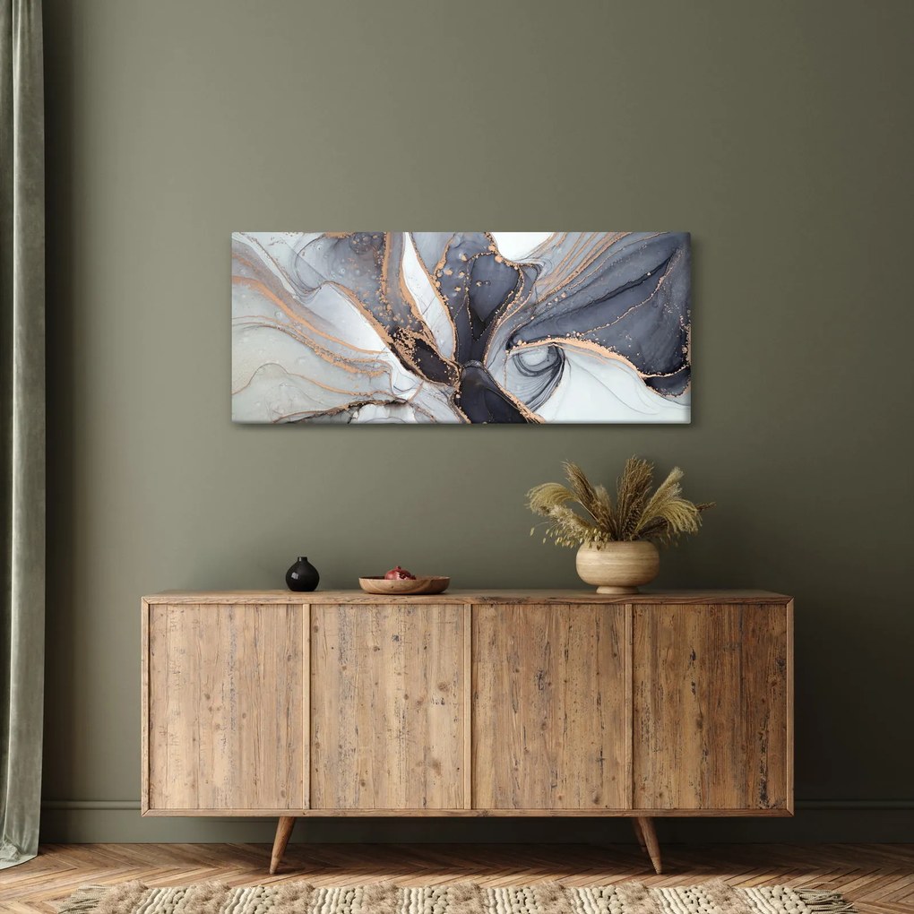 Tablou - Marmură gri (120x50 cm)