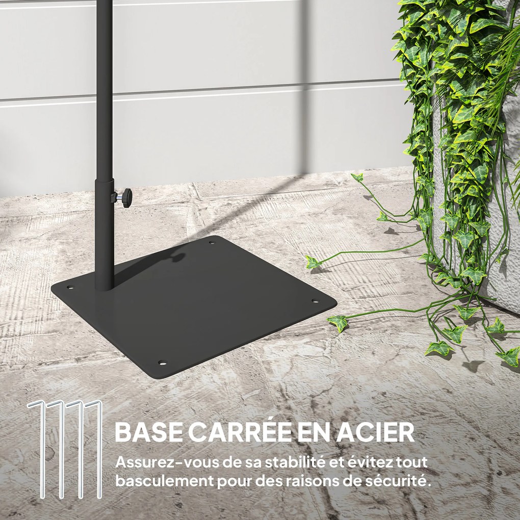 Outsunny Lampadar solar exterior rășină împletită, lampadar boem 178 cm, senzor de lumină, iluminare automată, galben | Aosom Romania