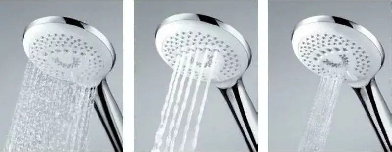 Para de dus Kludi Freshline cu 3 tipuri de jet