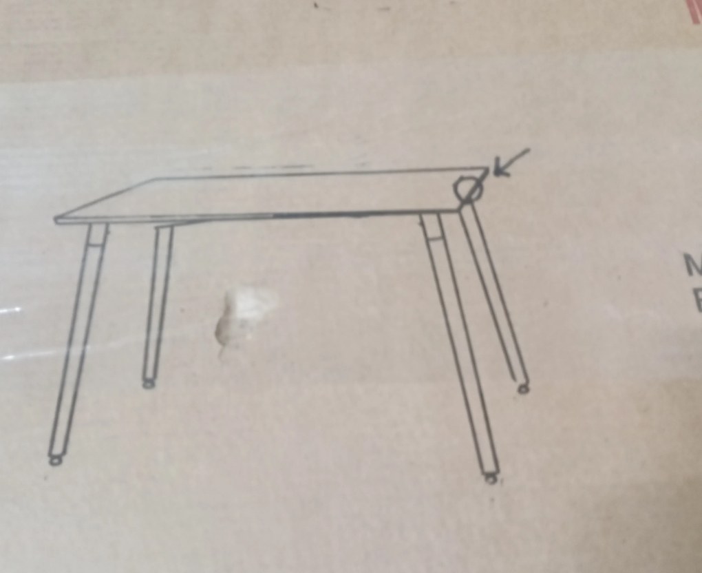 OFERTA Masa de dining alba BERGEN 120x80 cm clasa a II-a