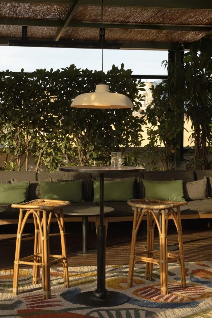 Pendul iluminat exterior decorativ IP65 SAGA bej
