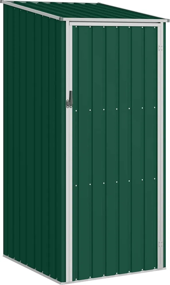 vidaXL Șopron de grădină, verde, 87 x 98 x 159 cm, oțel galvanizat