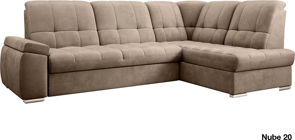 Colțar lemn masiv Extensibil Theo 272x192cm Ladă Depozitare Personalizabil - Gojo 04, Dreapta