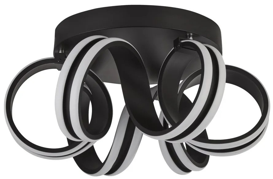 Lustra LED aplicata design modern Belle negru