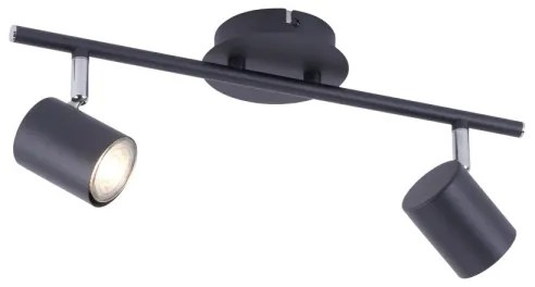 Spot LED TARIK 2xGU10/5W/230V antracit Leuchten Direkt 11942-13