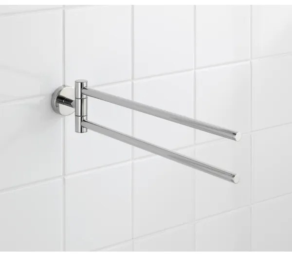 WENKO 20213100 - Suport pentru prosoape BOSIO SHINE 43x9 cm inox/argintiu