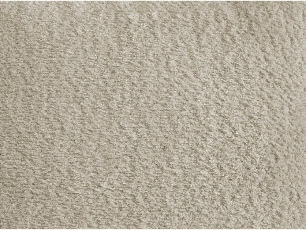 Taburet bej cu tapițerie din țesătură bouclé Azra – Bobochic Paris