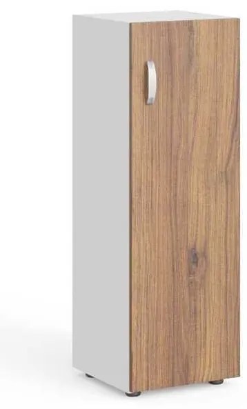 Dulap mediu Manager 39,9 x 42,2 x 119,5 cm, dreapta, nuca warmia / alb