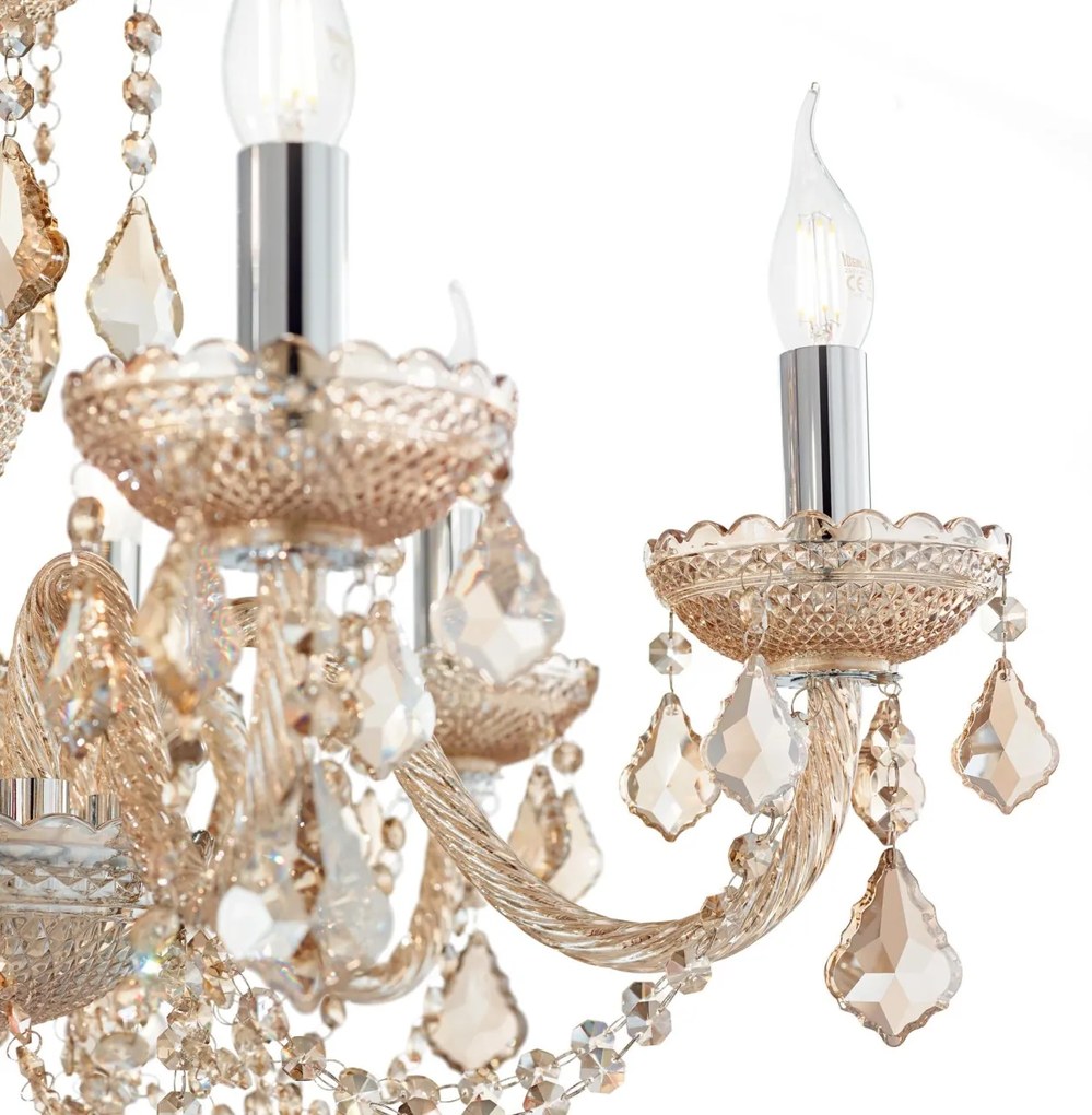 Candelabru din sticla design clasic ROSE SP8 166889