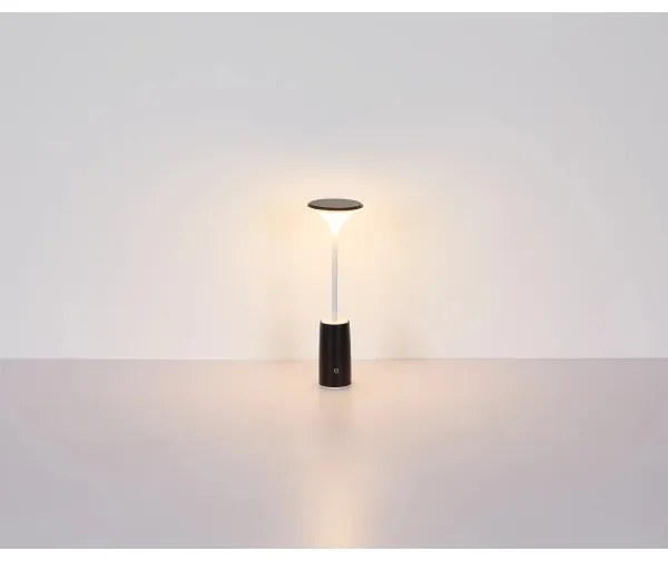 Lampă LED dimabilă de masă Globo 21020B QUIRIN LED/1,2W/3,7V 3000K negru