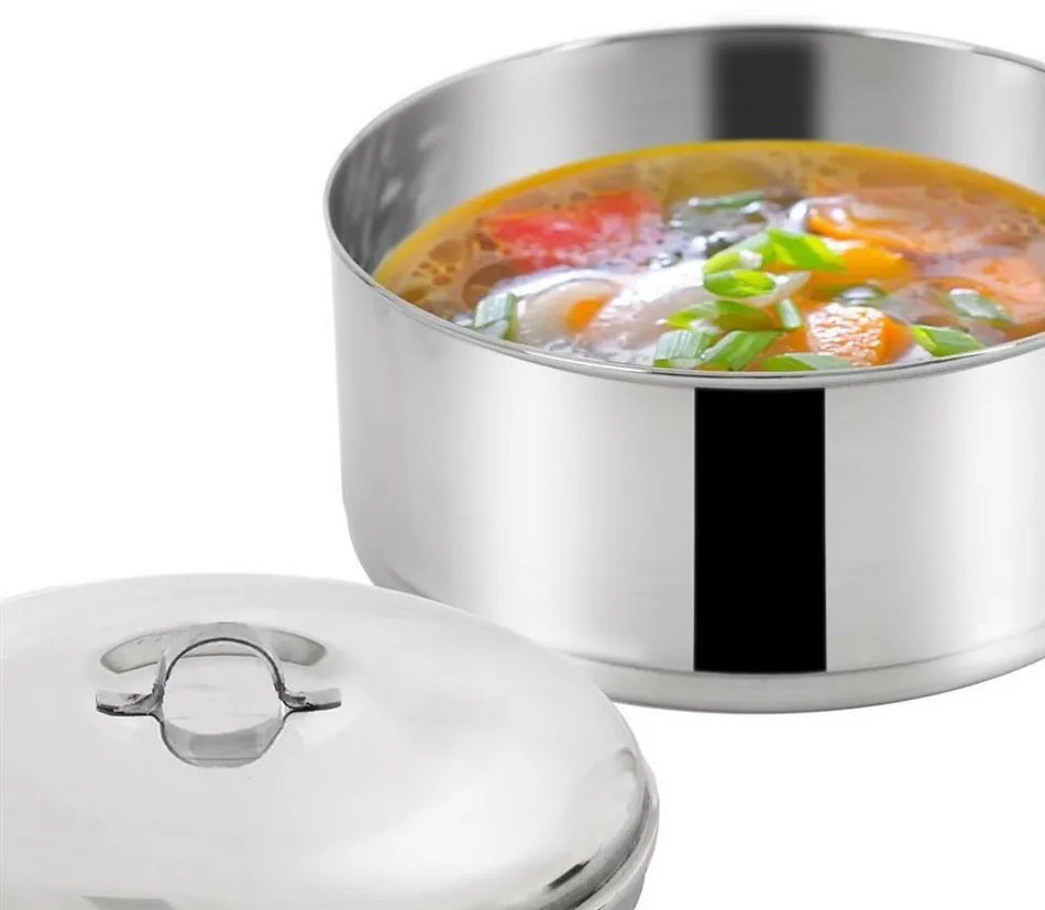 Transportor de alimente Orion din oțel inoxidabil, 4 etaje, 1 l, 4 etaje