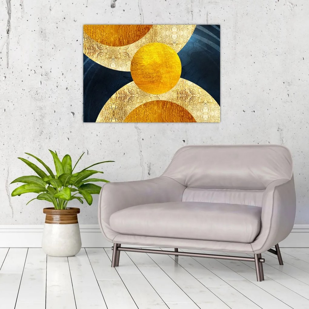 Tablou - Cercuri (70x50 cm)