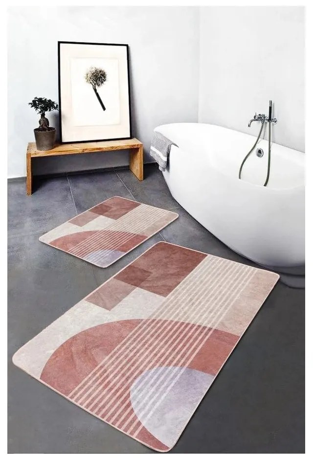 Covorașe de baie 2 buc. din catifea 60x100 cm – Mila Home