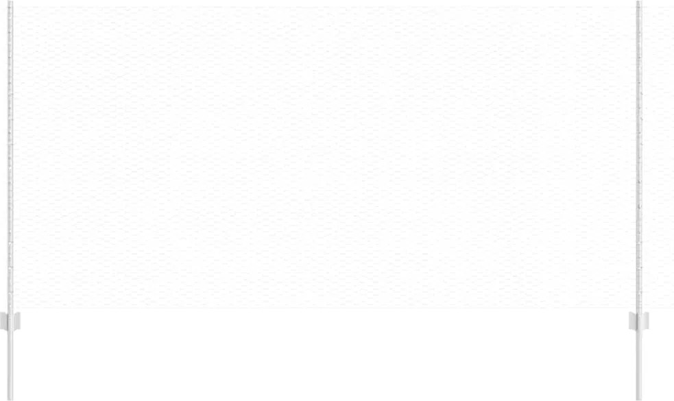 vidaXL Gard cu Stâlp Argintiu 1,2 x 50 m Oțel