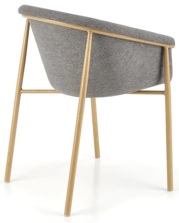 Scaun de bucaterie Lester, gri