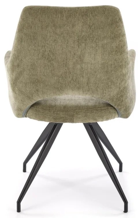 Scaun rotativ K542 stofa olive