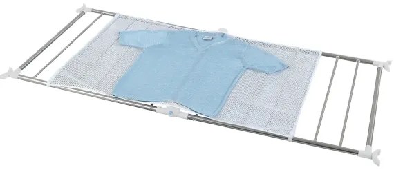 WENKO 3772020100 - Uscător de rufe PROFI 65x150 cm inox/argintiu/alb