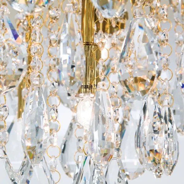 Plafonieră de cristal Orion DLU 2516/45 CELESTE 6xG9/40W/230V d. 45 cm auriu