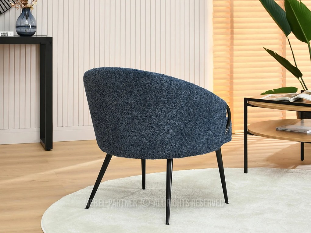 Fotoliu Carma F (albastru închis + negru). 1109979