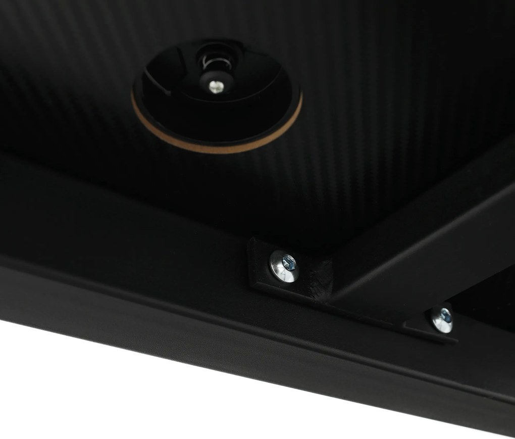 Birou PC/birou gaming, negru, JADIS
