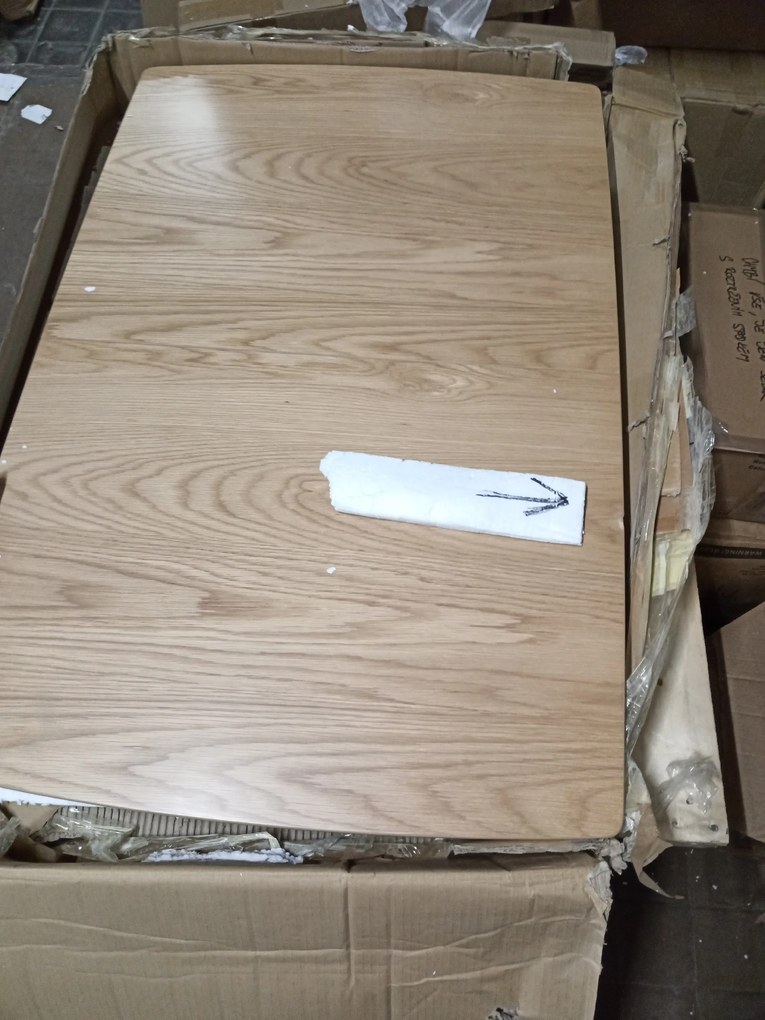 Oferta Masa de dining cu blat in decor stejar BRANDO 120(160)x80, extensibila II. calitate