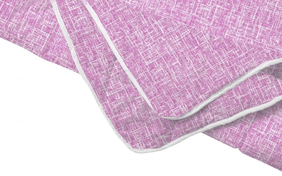 Pilota de Iarna Pink, Microfibra Matlasata, 180x200 cm, 350g/mp