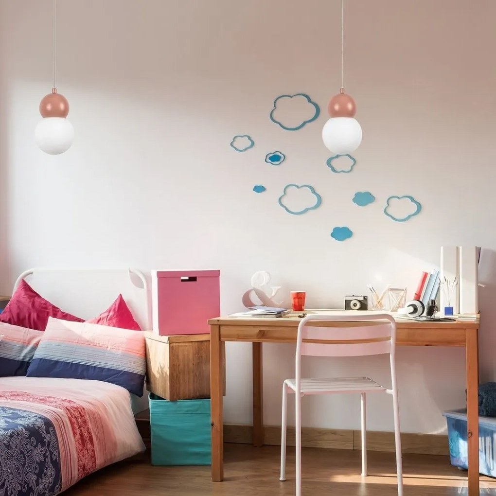 Pendul stil minimalist camera copii Gellia trandafiriu