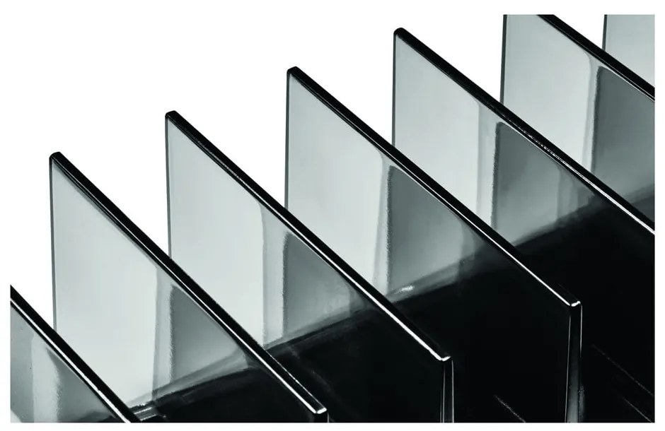 Organizator de baie negru mat pentru cosmetice din plastic reciclat Palette Station – iDesign