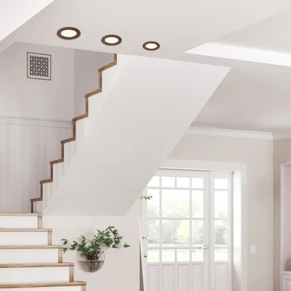 LED spot WOODY 12,5W 230V 4000K cireș Ø16 cm