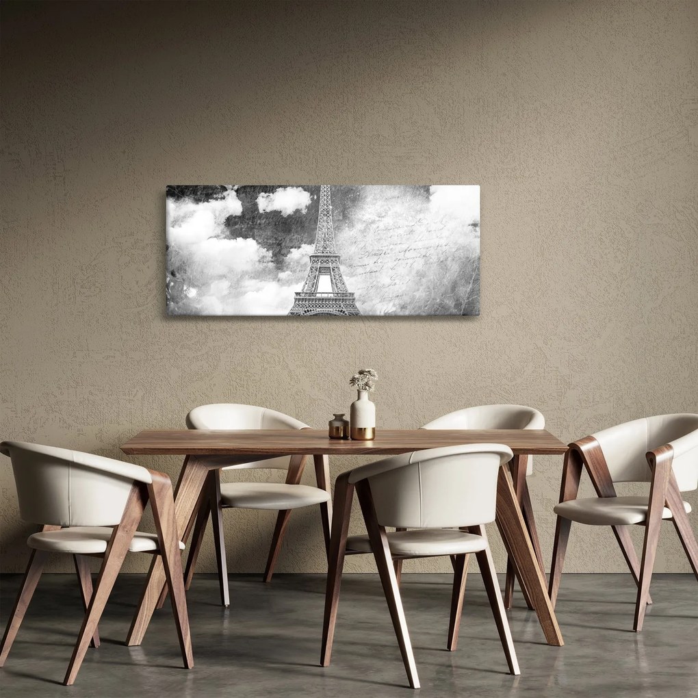 Tablou - Carte poștală de epocă a orașului N⁰3 (120x50 cm)