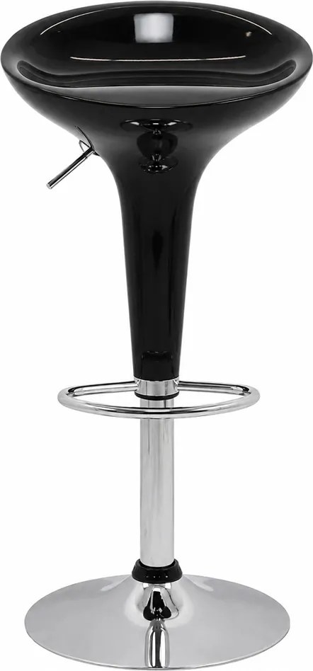 Scaun de bar Negru ABS 101 - Modern, Reglabil, Confortabil