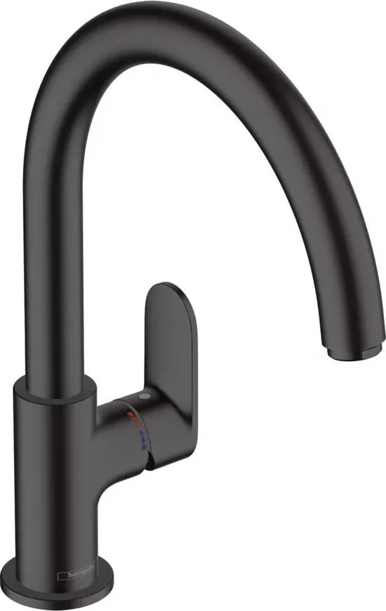 Baterie bucatarie Hansgrohe Vernis Blend 210 M35 negru mat