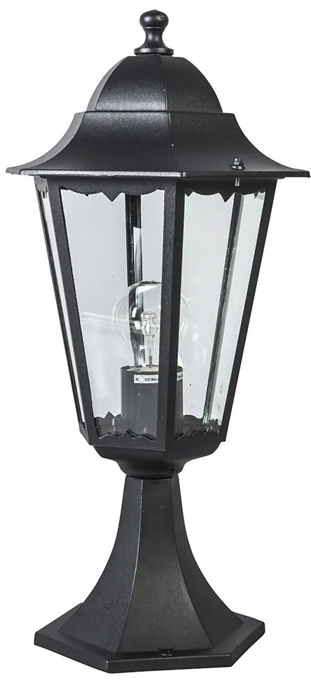 Lanternă clasică de exterior cu bază neagră IP44 - New Orleans